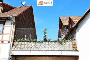  Zabezpieczająca siatka ze sznurka na balkon — Dobre zabezpieczenie siatkami balkonu 