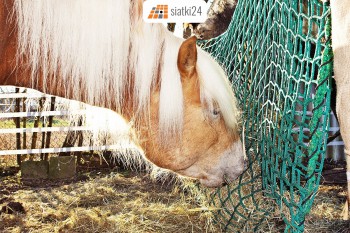  Siatka na siano dla koni, 10x10/5 - Efektywne i wytrzymałe rozwiązanie do karmienia 